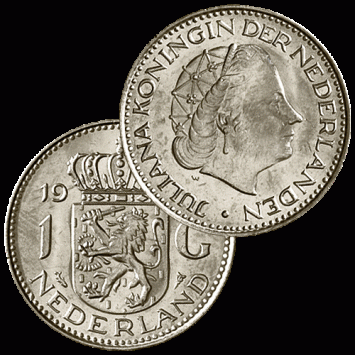 1 Gulden 1967 nikkel